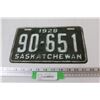 Image 1 : Saskatchewan License Plate - 1928