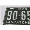 Image 2 : Saskatchewan License Plate - 1928