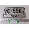 Image 1 : Saskatchewan License Plate - 1948 - Trailer Plate