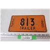 Image 1 : Saskatchewan License Plate - 1950 - Trailer Plate