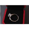 Image 5 : ^ 2CT Diamond & Sterling Silver Ring - Size 8 - GRA Certified Round Brilliant Cut Moissanite Stone V