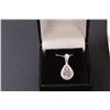 Image 2 : ^ 1 CT Moissanite Round Brilliant Cut Stone VVS D Color Set in Center in Sterling Silver Pendant Nec