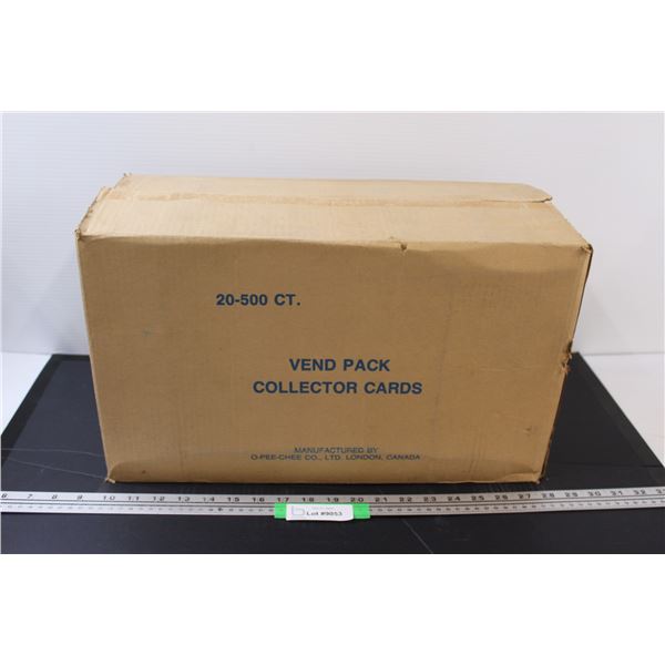 OPC 1990-91 Hockey Vendor Box - 20 Cartons of 500 Cards - Approx. 90 Sets Once Sorted