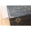 Image 2 : * Metal Car Trunk - 1920's Style - 34"x 11" x 21" - Some Wear