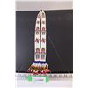 Image 1 : Indigenous Beaded Necklace - 18" Long