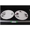 Image 1 : (2) Royal Albert "Rose" & "Queen's Messenger" - 10.5" Diameter