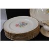 Image 2 : Sovereign Potters Earthenware Dining Plate Set & Gravy Boat Set: (8) Dinner Plates & (8) Salad Plate