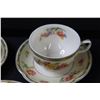 Image 5 : (4) Pareek Johnson Bros Tea Cup & Saucer Set & (3) Dessert Bowls (One Tea Cup Has Chip)
