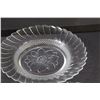 Image 2 : (2) Vintage Indonesia Glass Sunflower Serving Plates, Sea Shell Candy Dish, Heisey Corse Rib Serving