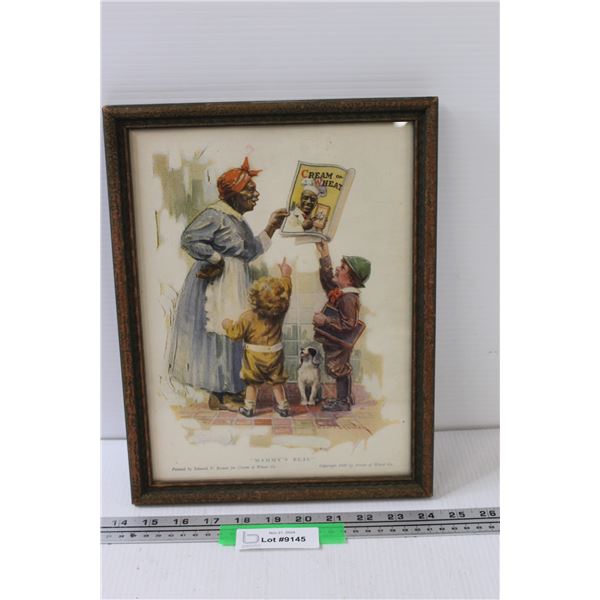 Black Americana "Mammy's Beau" Picture - 13" x 10"