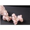 Image 3 : (3) Lefton Pink Spaghetti Poodle Figurines - 4" & 2"