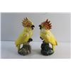 Image 3 : (2) Porcelain Cockatoo Decorations