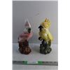 Image 1 : (2) Porcelain Cockatoo Decorations