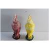 Image 3 : (2) Porcelain Cockatoo Decorations