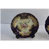 Image 3 : (2) Decorative Porcelain Hand Painted Nippon/China Plates with Stands