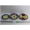 Image 1 : (3) Decorative Porcelain Hand Painted Nippon/China Plates