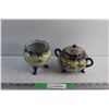 Image 1 : (2) Decorative Porcelain Hand Painted Nippon/China Sugar Bowls