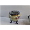 Image 4 : (2) Decorative Porcelain Hand Painted Nippon/China Sugar Bowls