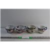 Image 1 : (4) Decorative Porcelain Hand Painted Nippon/China Tea Cups