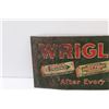 Image 2 : *Wrigley's Gum Metal Sign - 13"x 6"