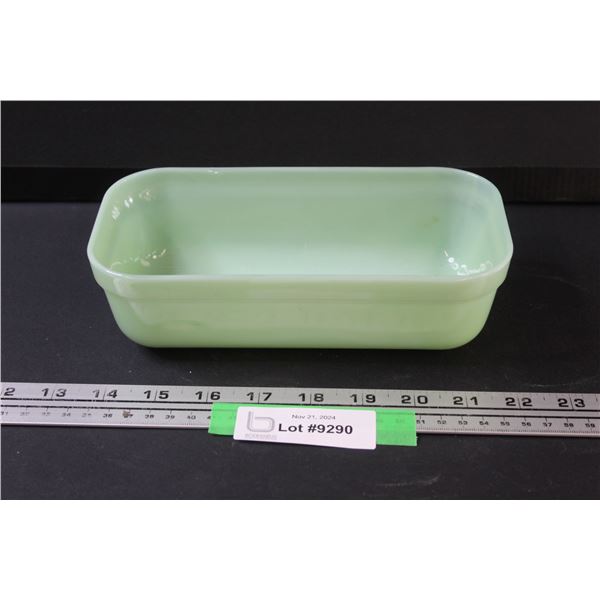 Fire King Jadeite Dish - 8" x 4.5" x 3"