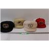 Image 1 : (4) Vintage Baseball Hats: Edmonton Gun Club, Peace Region Wildlife, Saskatchewan Conservation, N.W.