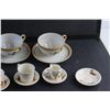 Image 2 : Tea Cups and Saucers, Tea Pot and a Miniature Cream & Sugar Set