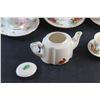 Image 8 : Tea Cups and Saucers, Tea Pot and a Miniature Cream & Sugar Set