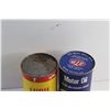 Image 2 : Lubie Lube & STP Motor Oil Cans - Sealed