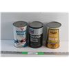 Image 1 : Motor Oil Cans - Canadian Tire, Chevron and Allstate - Sealed