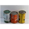 Image 4 : (3) Motor Oil, Automatic Transmission and Engine Treatment Fluid Cans - Quaker State, Gulf and Shale