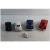 Image 6 : (5) Die Cast Volkswagen Beetle Car Toys