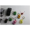 Image 4 : (10) Die Cast Volkswagen Beetle Car Toys and (9) Keychains