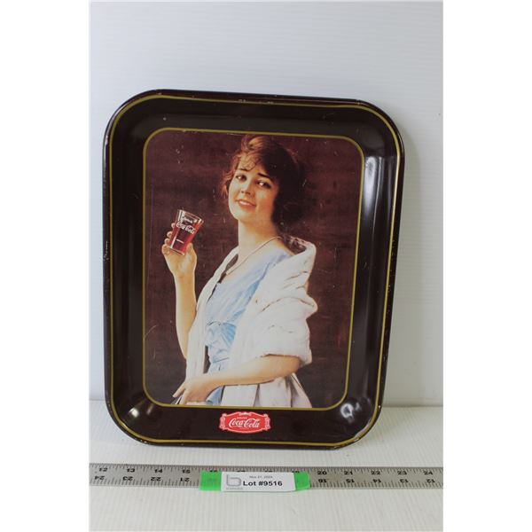 Vintage Coca-Cola Metal Serving Tray 13.25" x 10.75"