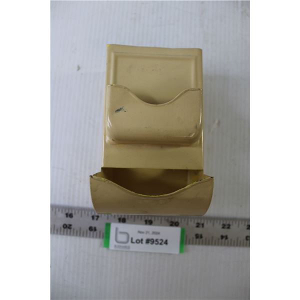 Vintage Metal Matchbox Holder