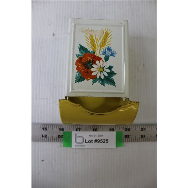 Vintage Metal Matchbox Holder