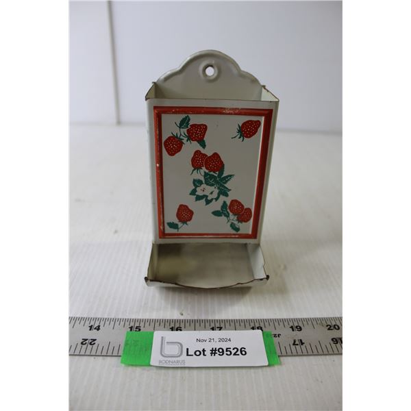 Vintage Metal Matchbox Holder