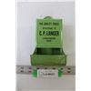Image 1 : Vintage Metal Matchbox Holder "C.P. Langer - Langenburg Sask"