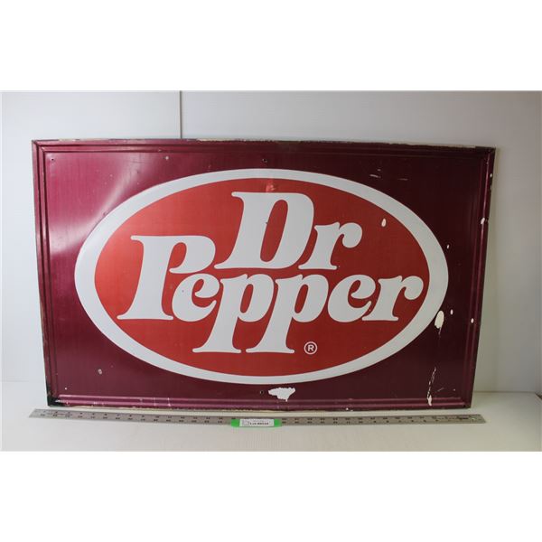 *Metal Sign "Dr.Pepper" 35" x 21"