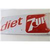 Image 2 : Metal Sign "diet 7up" 26.5" x 10"