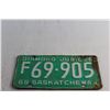 Image 2 : Pair of 1965 Vintage Saskatchewan Farm License Plates
