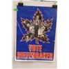 Image 1 : Vintage Vote Diefenbaker Poster 25'' x 18''