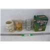 Image 1 : (4) Various Beer Glasses/ Stein, Original 16, Captain Morgan, Pilsner
