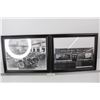 Image 1 : (2) Nicholson Bros Motorcycle Enlarged Framed Photographs- Both 13'' x 16''