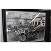 Image 4 : (2) Nicholson Bros Motorcycle Enlarged Framed Photographs- Both 13'' x 16''