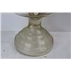Image 3 : Unmarked Antique Clear Glass Kerosene Lamp- As Is