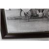 Image 4 : (2) Framed Enlarged Harley Davidson Photographs- Both 13'' x 16''