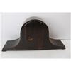 Image 4 : Vintage New Haven Wooden Mantle Clock- 20'' x 4.5'' x 10''