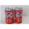Image 2 : (2) Vintage 1992 Toronto Blue Jays World Series Coca- Cola Cans- Both Empty