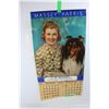 Image 2 : Vintage J.M. McCurdy, Laura Sask., Massy Harris Dealer 1939 Calendar- 13.5'' x 26''